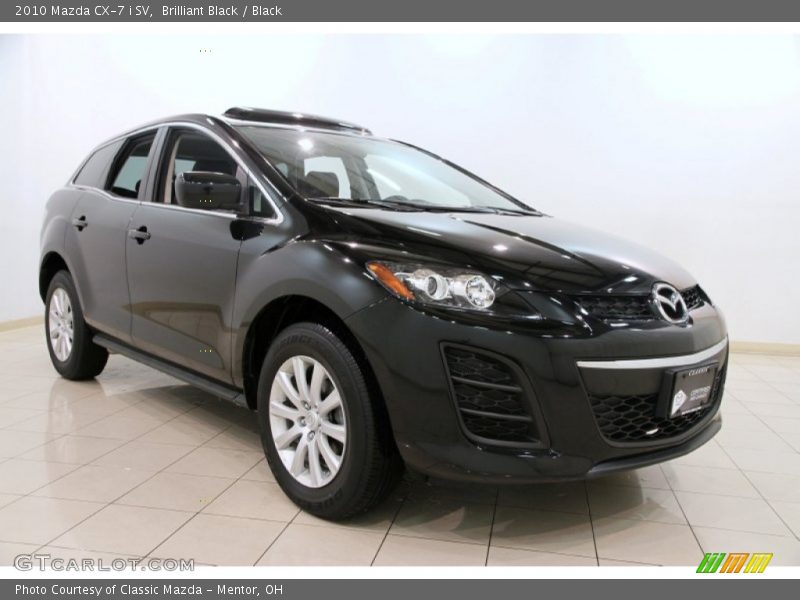 Brilliant Black / Black 2010 Mazda CX-7 i SV