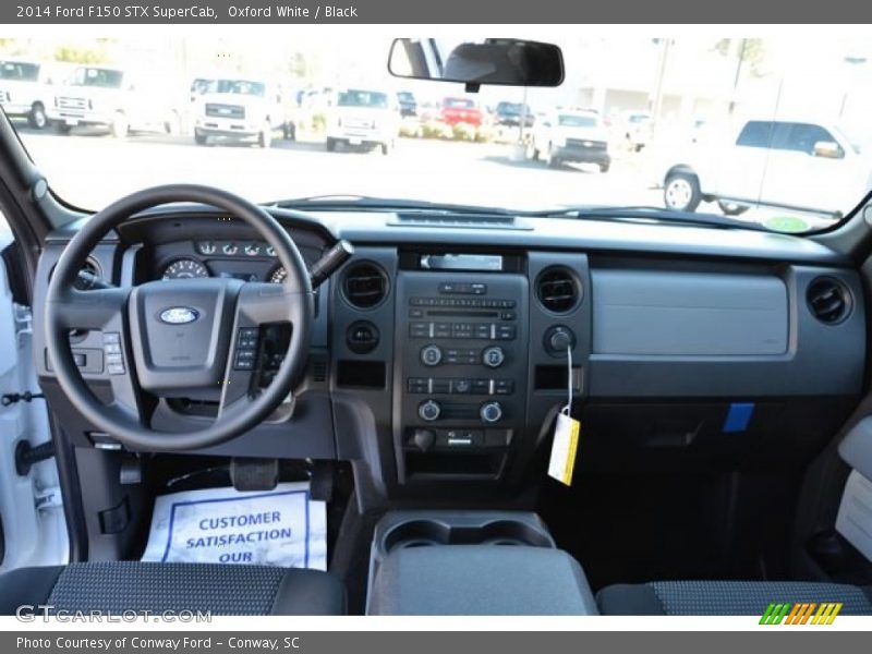 Oxford White / Black 2014 Ford F150 STX SuperCab