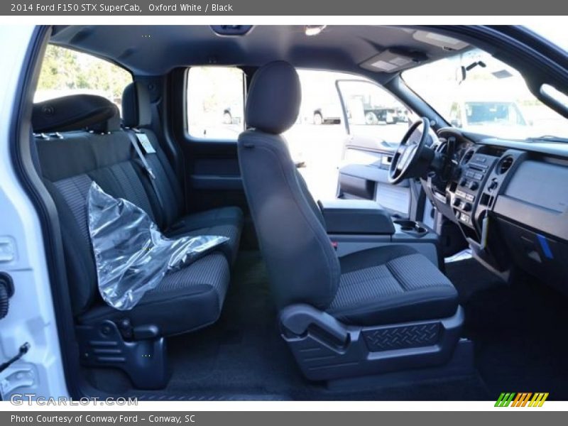 Oxford White / Black 2014 Ford F150 STX SuperCab