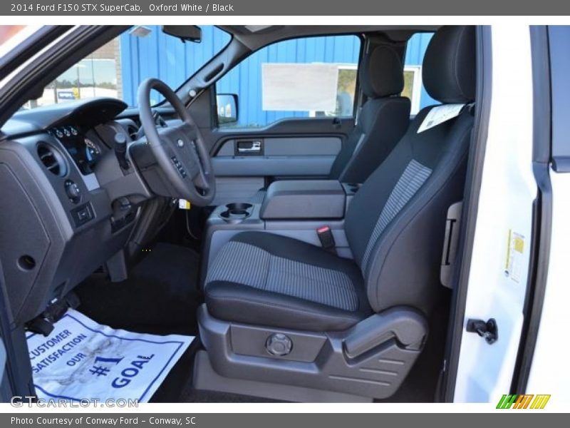 Oxford White / Black 2014 Ford F150 STX SuperCab