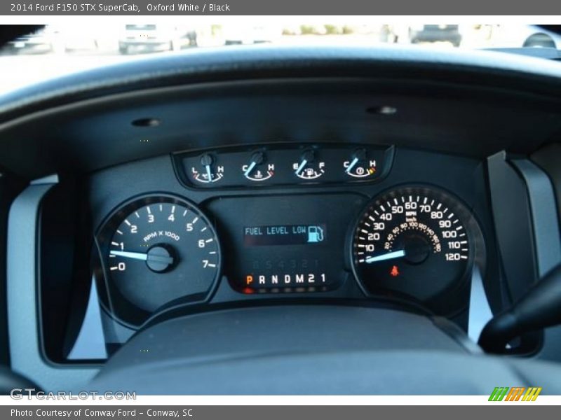 Oxford White / Black 2014 Ford F150 STX SuperCab