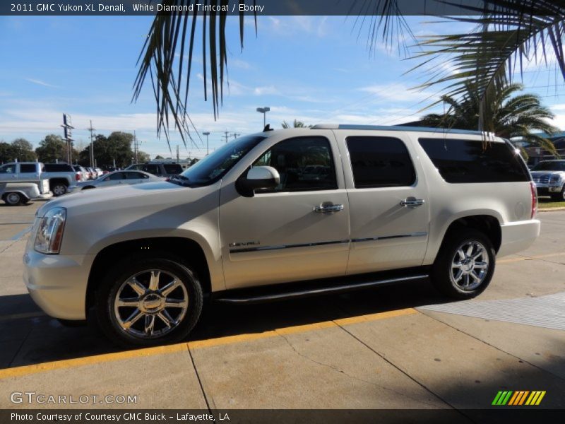 White Diamond Tintcoat / Ebony 2011 GMC Yukon XL Denali