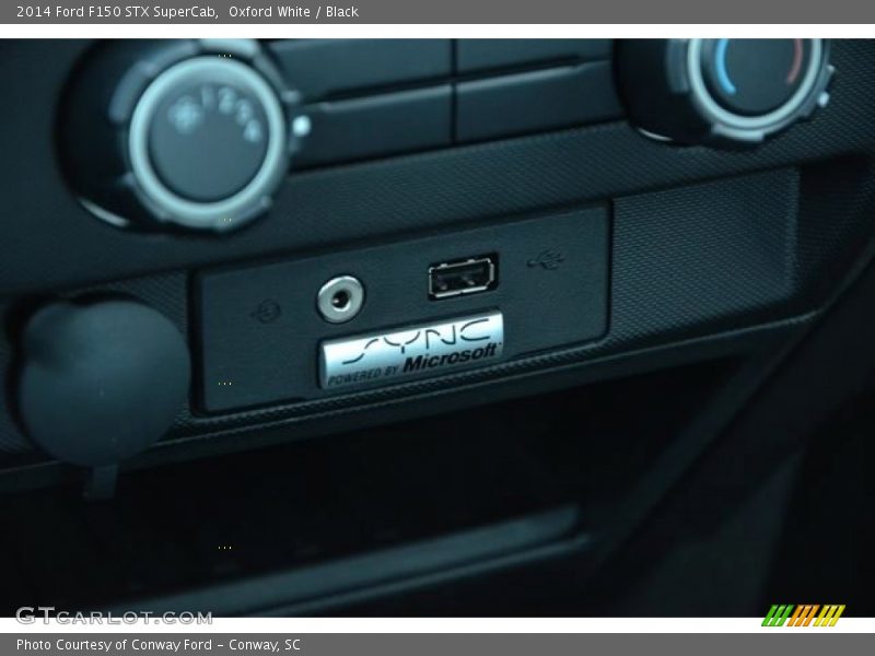 Oxford White / Black 2014 Ford F150 STX SuperCab