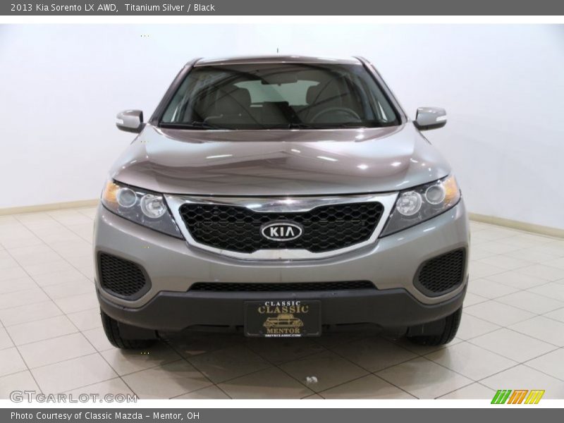 Titanium Silver / Black 2013 Kia Sorento LX AWD