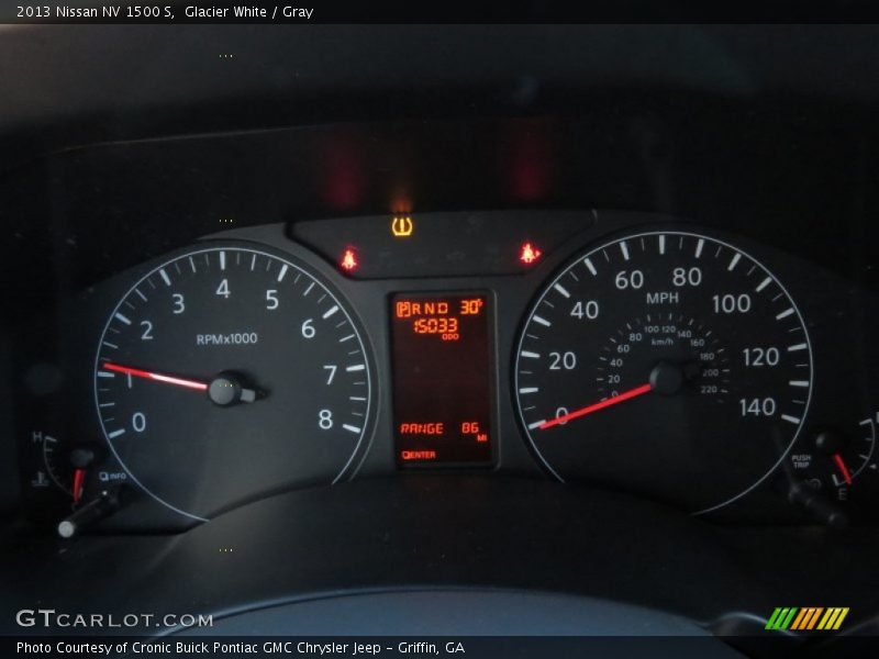 Glacier White / Gray 2013 Nissan NV 1500 S