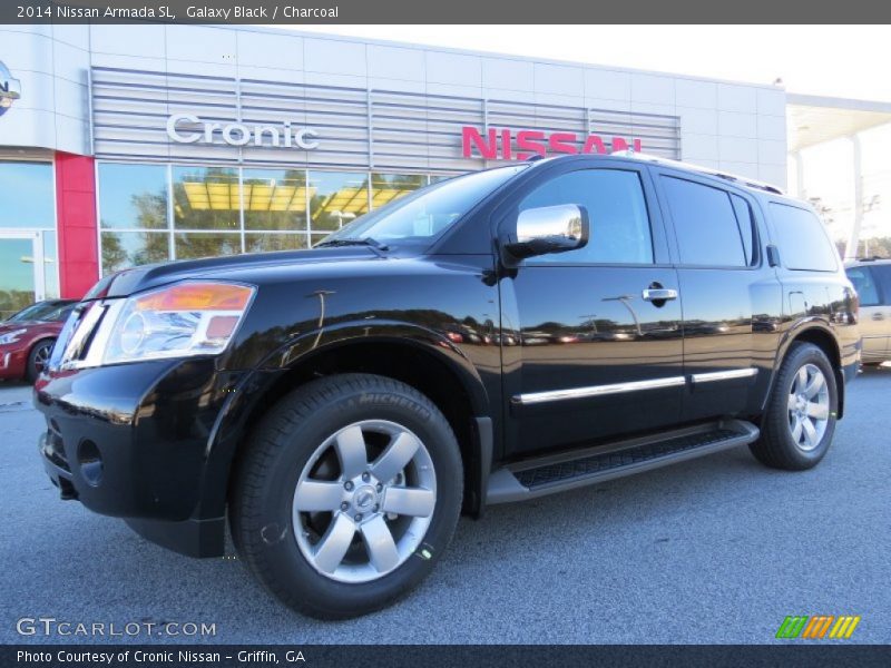 Galaxy Black / Charcoal 2014 Nissan Armada SL