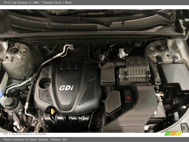 Titanium Silver / Black 2013 Kia Sorento LX AWD