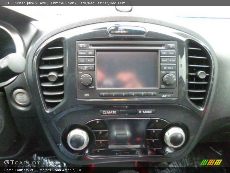 Chrome Silver / Black/Red Leather/Red Trim 2012 Nissan Juke SL AWD