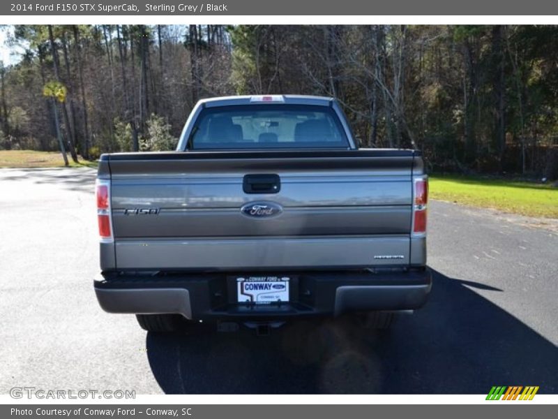 Sterling Grey / Black 2014 Ford F150 STX SuperCab