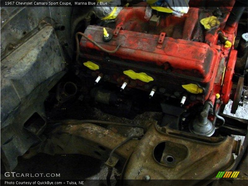 Marina Blue / Blue 1967 Chevrolet Camaro Sport Coupe