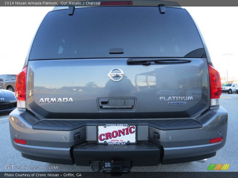 Gun Metallic / Charcoal 2014 Nissan Armada Platinum