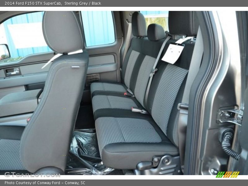 Rear Seat of 2014 F150 STX SuperCab