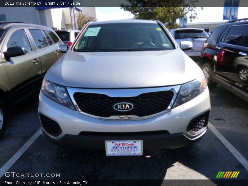 Bright Silver / Beige 2013 Kia Sorento LX