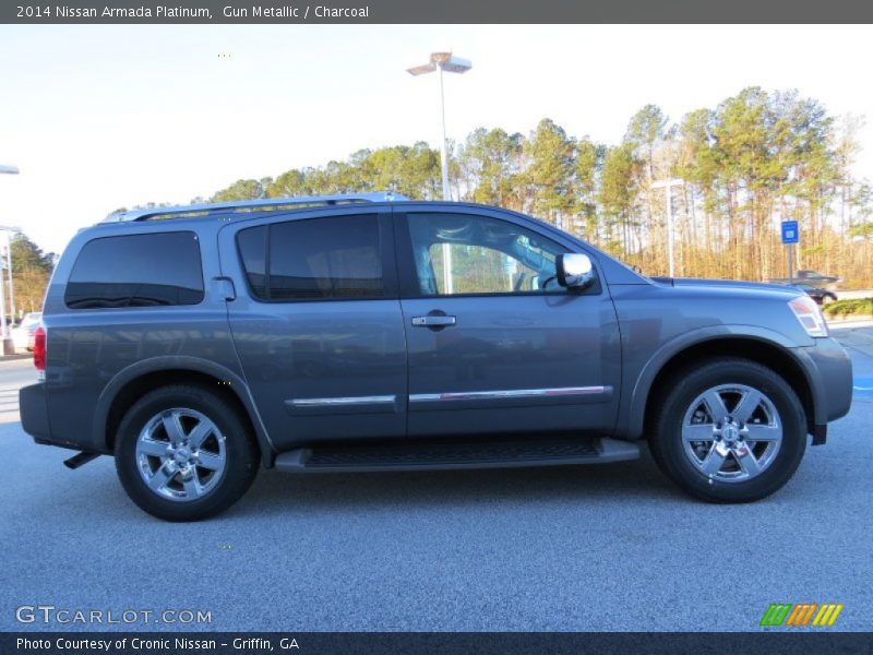 Gun Metallic / Charcoal 2014 Nissan Armada Platinum