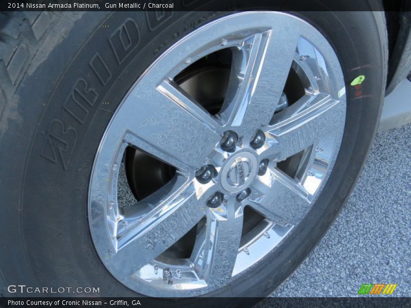 Gun Metallic / Charcoal 2014 Nissan Armada Platinum