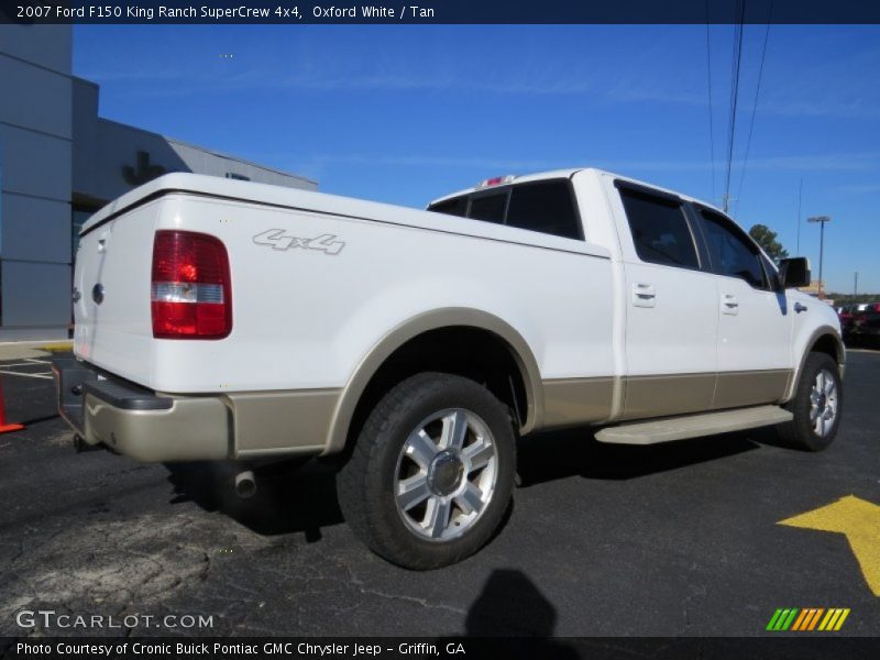 Oxford White / Tan 2007 Ford F150 King Ranch SuperCrew 4x4