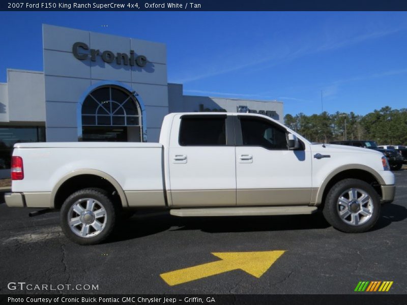 Oxford White / Tan 2007 Ford F150 King Ranch SuperCrew 4x4