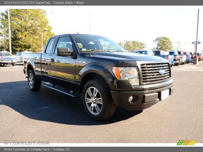 Tuxedo Black / Black 2014 Ford F150 STX SuperCab