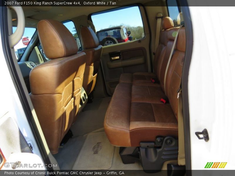 Oxford White / Tan 2007 Ford F150 King Ranch SuperCrew 4x4