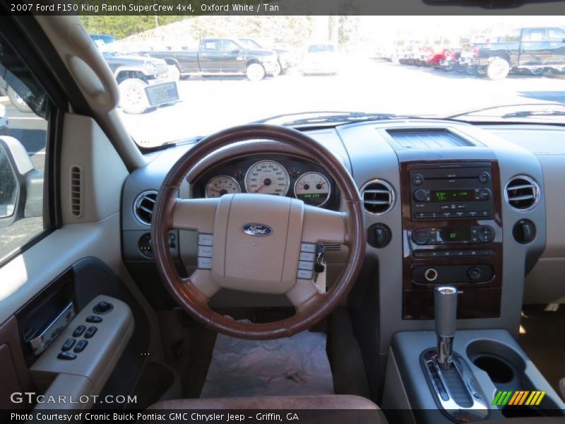 Oxford White / Tan 2007 Ford F150 King Ranch SuperCrew 4x4