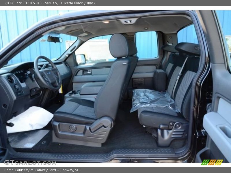  2014 F150 STX SuperCab Black Interior