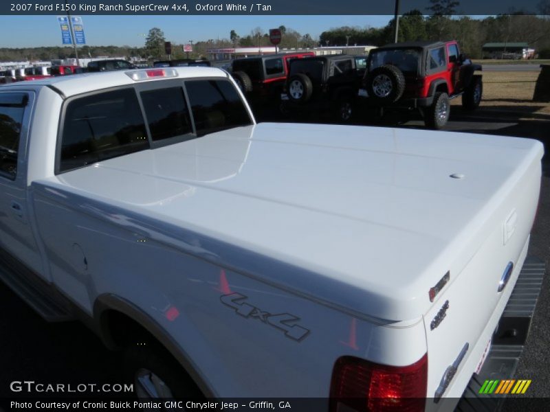 Oxford White / Tan 2007 Ford F150 King Ranch SuperCrew 4x4