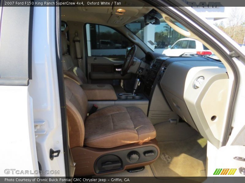 Oxford White / Tan 2007 Ford F150 King Ranch SuperCrew 4x4