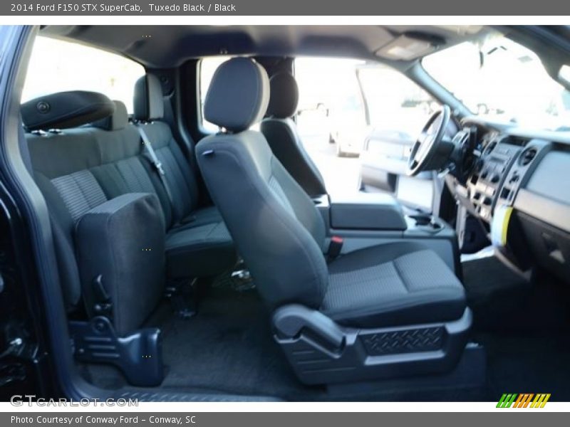  2014 F150 STX SuperCab Black Interior