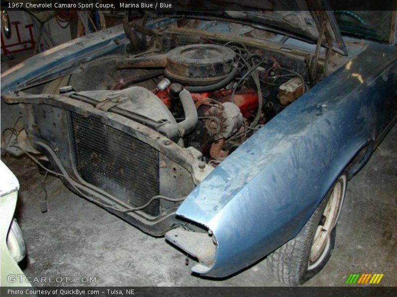 Marina Blue / Blue 1967 Chevrolet Camaro Sport Coupe
