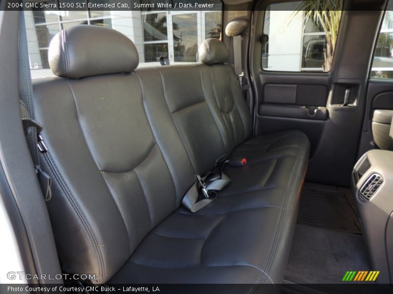 Summit White / Dark Pewter 2004 GMC Sierra 1500 SLT Extended Cab
