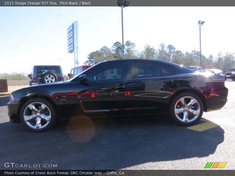 Pitch Black / Black 2013 Dodge Charger R/T Plus