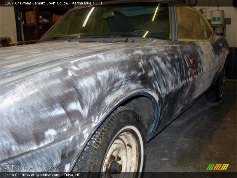 Marina Blue / Blue 1967 Chevrolet Camaro Sport Coupe
