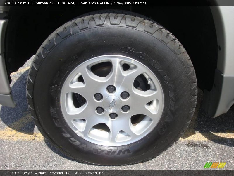 Silver Birch Metallic / Gray/Dark Charcoal 2006 Chevrolet Suburban Z71 1500 4x4