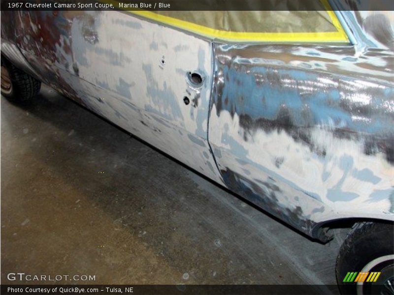 Marina Blue / Blue 1967 Chevrolet Camaro Sport Coupe