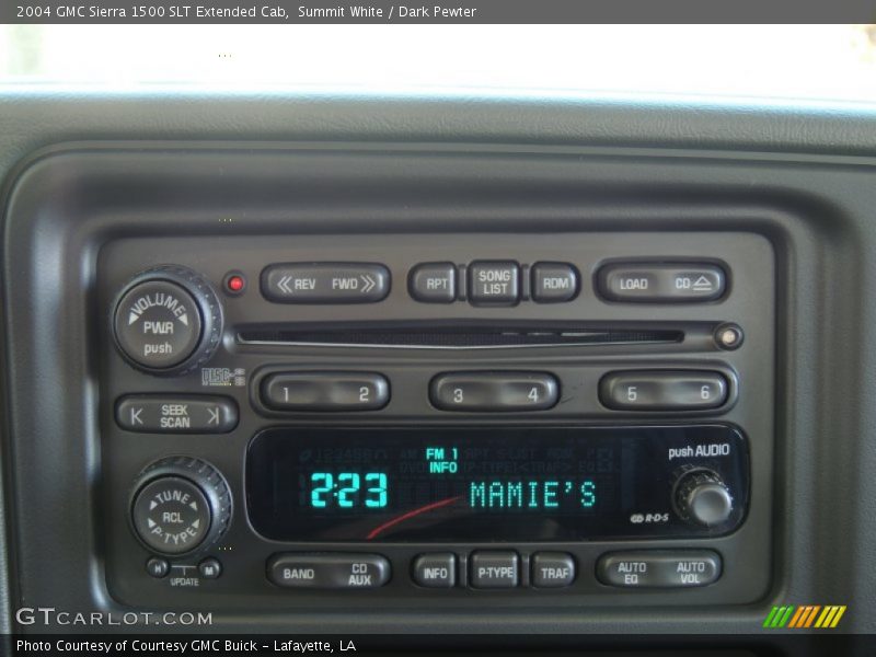 Summit White / Dark Pewter 2004 GMC Sierra 1500 SLT Extended Cab