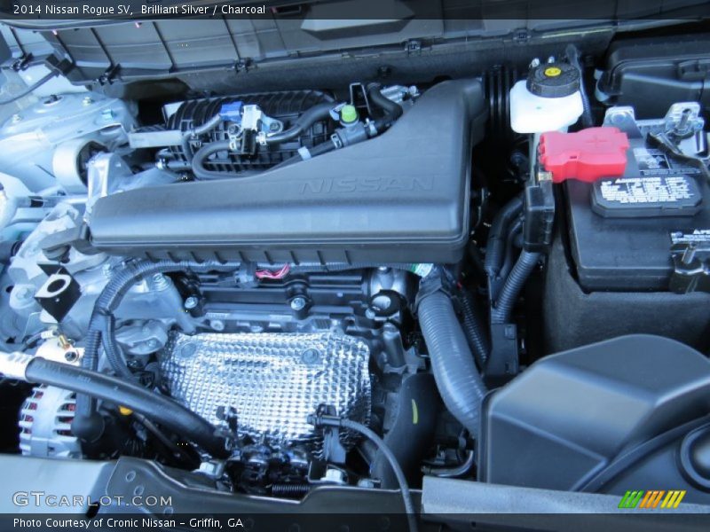 Brilliant Silver / Charcoal 2014 Nissan Rogue SV