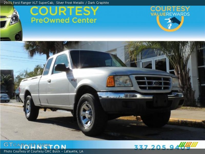 Silver Frost Metallic / Dark Graphite 2001 Ford Ranger XLT SuperCab