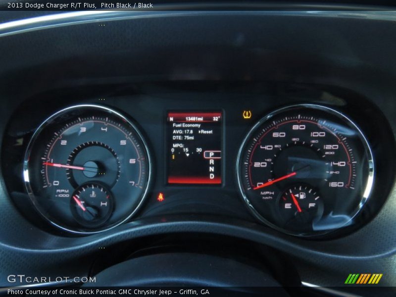 Pitch Black / Black 2013 Dodge Charger R/T Plus