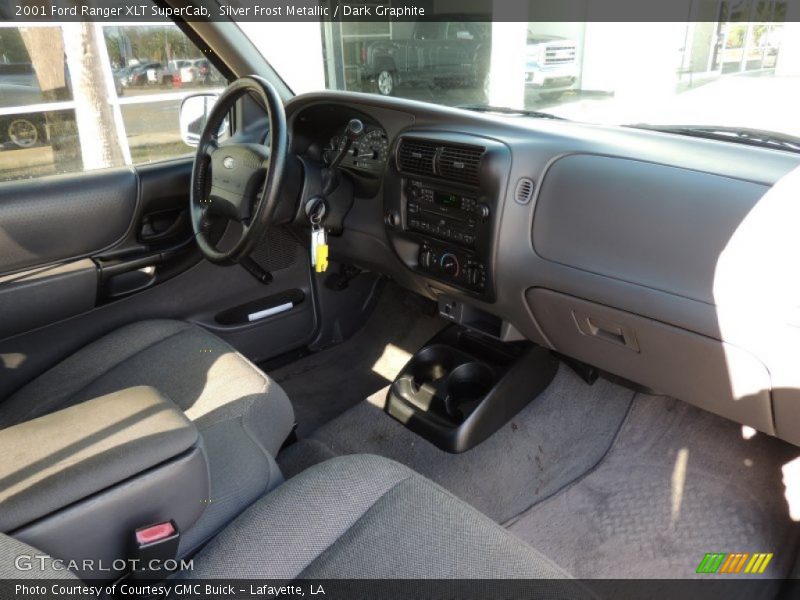 Silver Frost Metallic / Dark Graphite 2001 Ford Ranger XLT SuperCab
