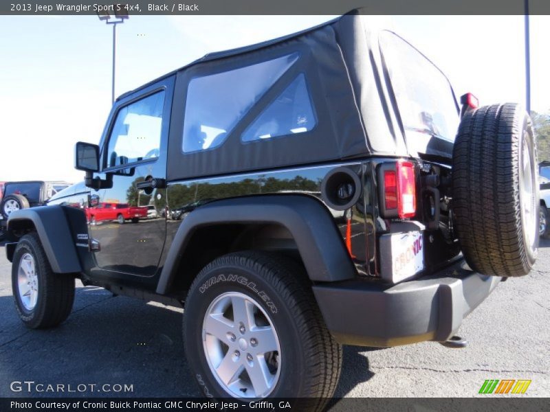 Black / Black 2013 Jeep Wrangler Sport S 4x4