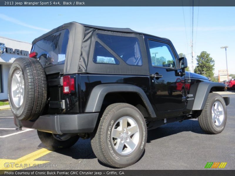 Black / Black 2013 Jeep Wrangler Sport S 4x4