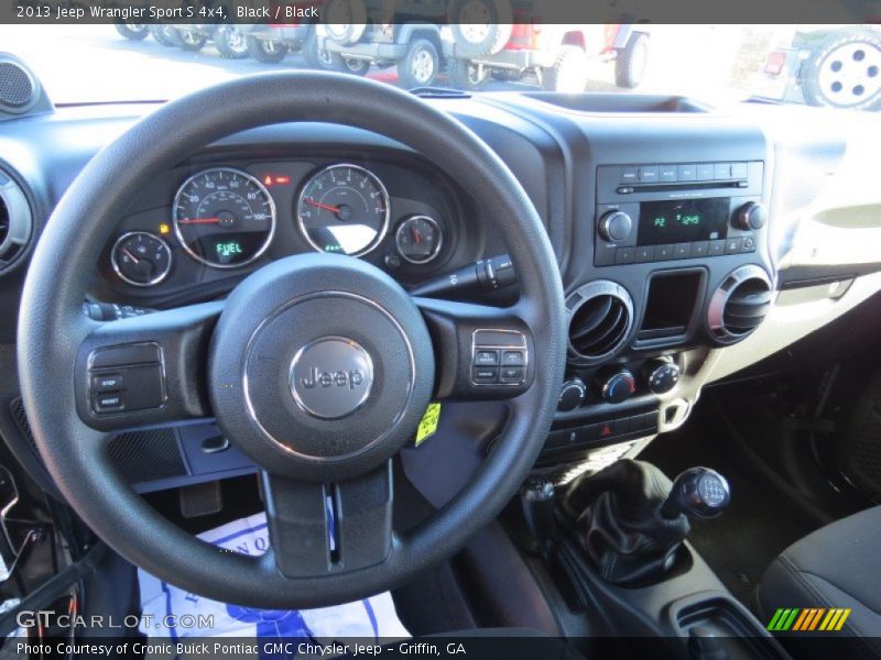 Black / Black 2013 Jeep Wrangler Sport S 4x4