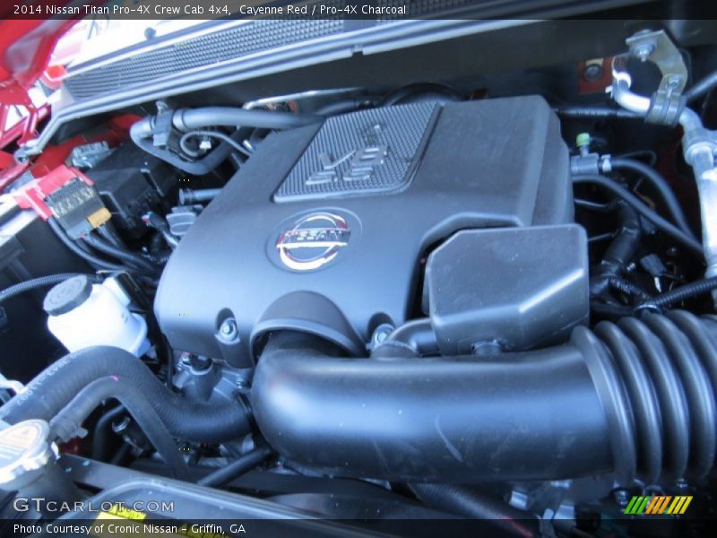  2014 Titan Pro-4X Crew Cab 4x4 Engine - 5.6 Liter DOHC 32-Valve CVTCS Endurance V8