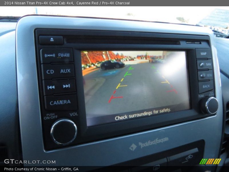 Cayenne Red / Pro-4X Charcoal 2014 Nissan Titan Pro-4X Crew Cab 4x4