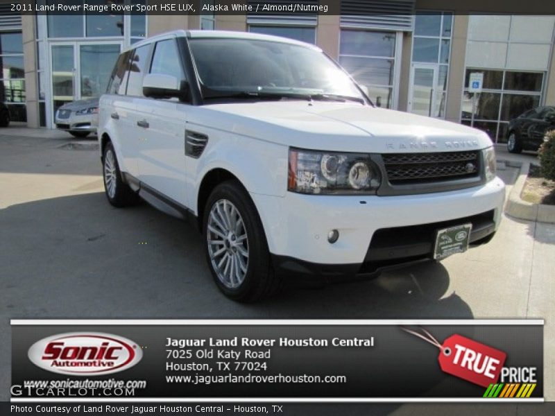 Alaska White / Almond/Nutmeg 2011 Land Rover Range Rover Sport HSE LUX