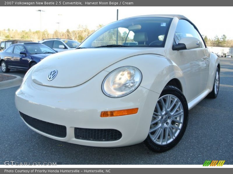Harvest Moon Beige / Cream 2007 Volkswagen New Beetle 2.5 Convertible