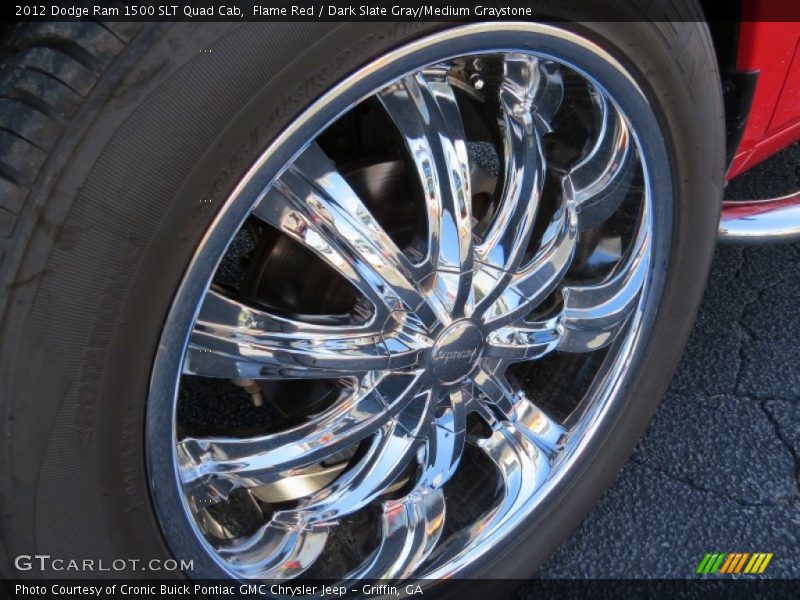 Flame Red / Dark Slate Gray/Medium Graystone 2012 Dodge Ram 1500 SLT Quad Cab