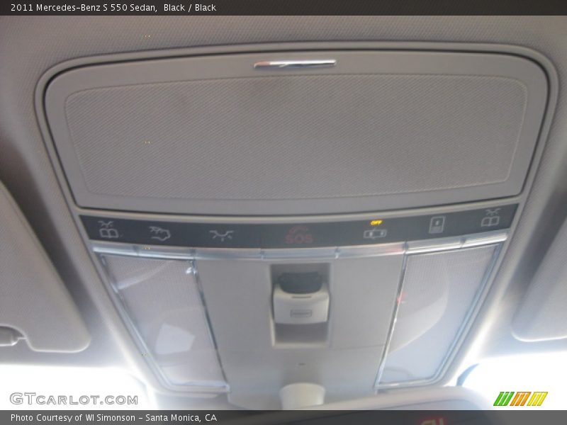 Black / Black 2011 Mercedes-Benz S 550 Sedan