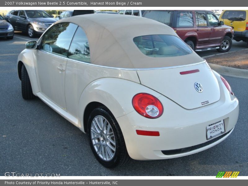 Harvest Moon Beige / Cream 2007 Volkswagen New Beetle 2.5 Convertible