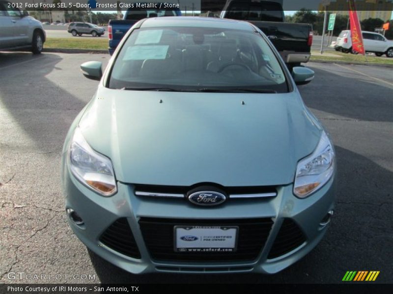 Frosted Glass Metallic / Stone 2012 Ford Focus SEL 5-Door